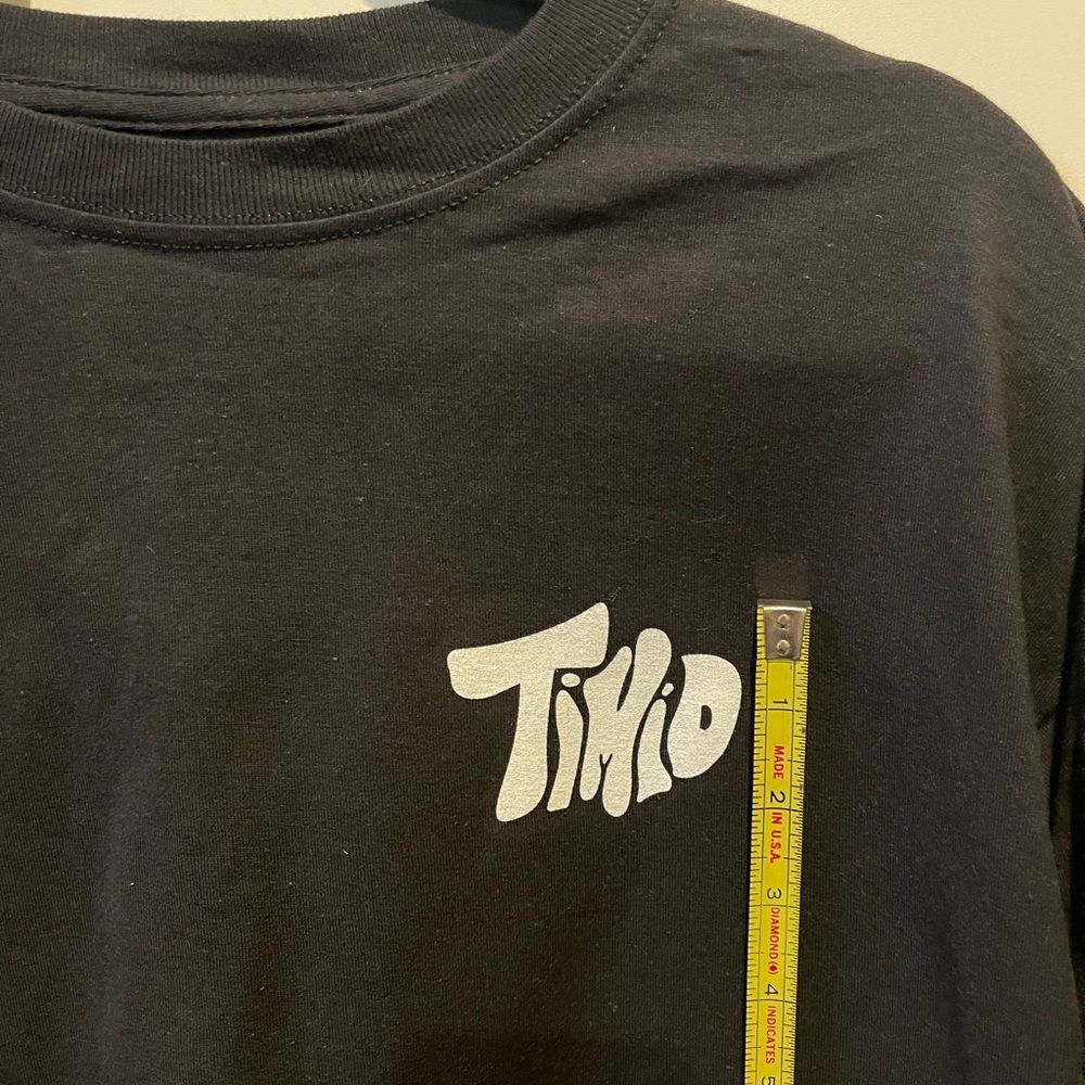 Timid Long Sleeve Shirt - Black NWOT - Picture 3 of 6